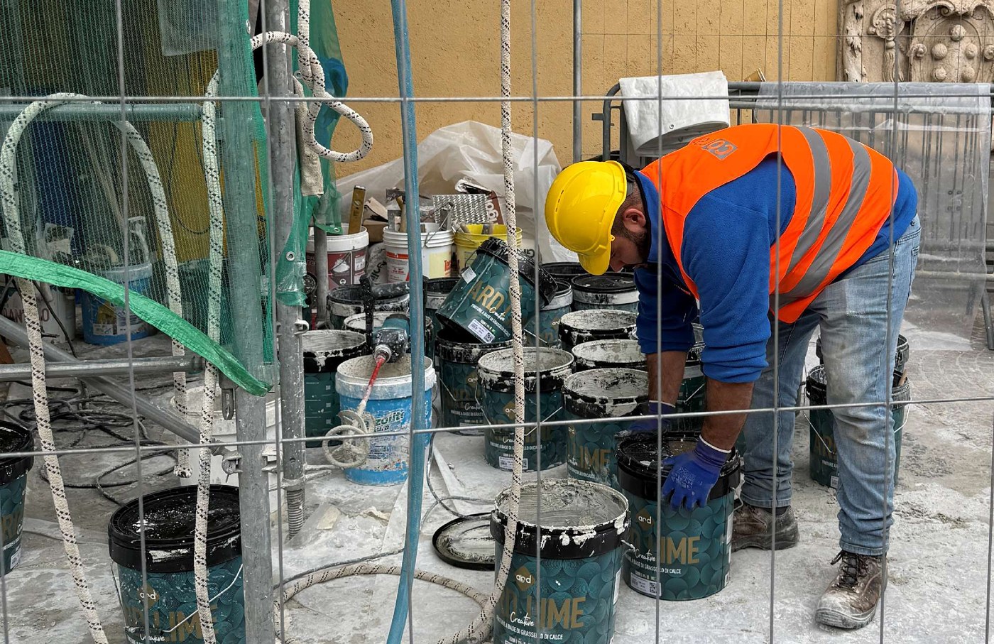Lavorazione sul cantiere del Museo Paolino, immagine 5